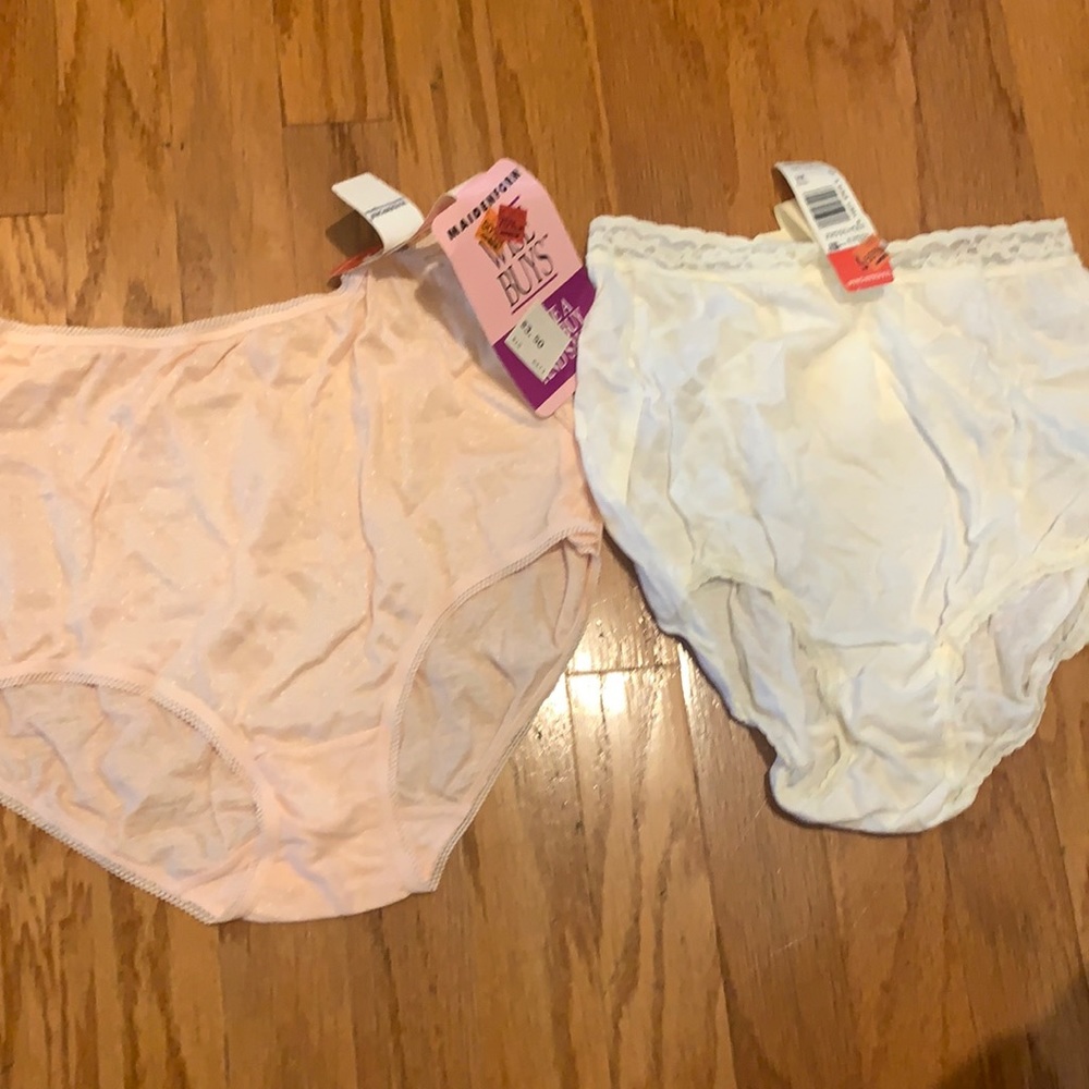 Maidenform panties 5 lot bikini hi cut 80s panty new nos 70s